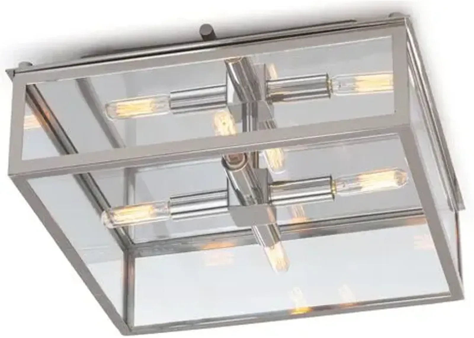 Ritz Flush Mount - Polished Nickel - Regina Andrew - Silver