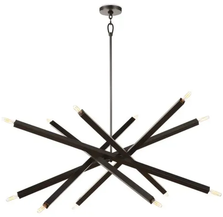 Viper Chandelier - Oil Rubbed Bronze - Regina Andrew - Black