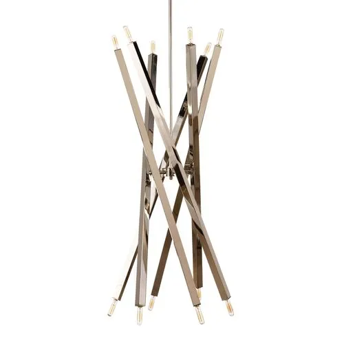 Viper Chandelier - Polished Nickel - Regina Andrew - Silver