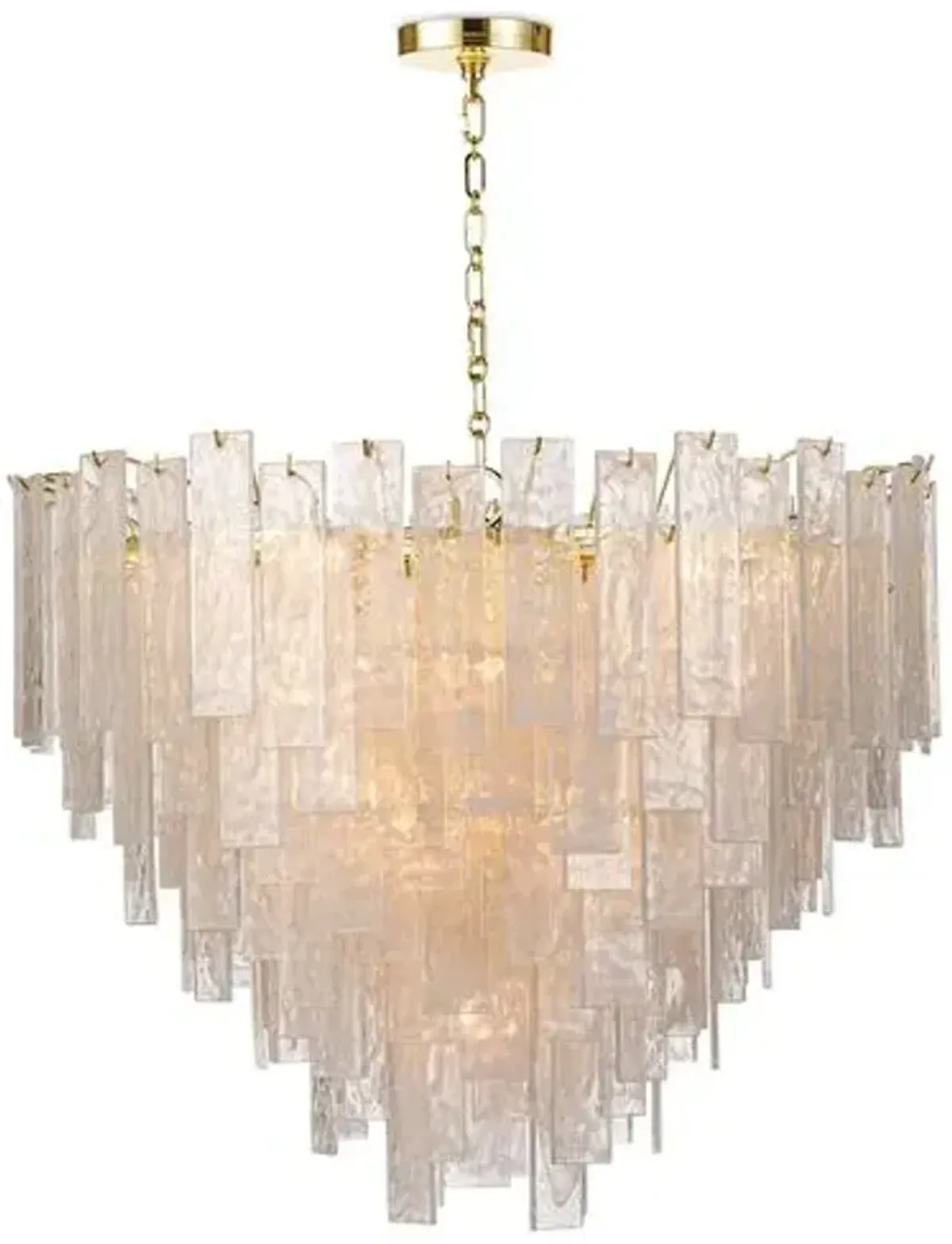 Glacier Glass Chandelier - Clear - Regina Andrew