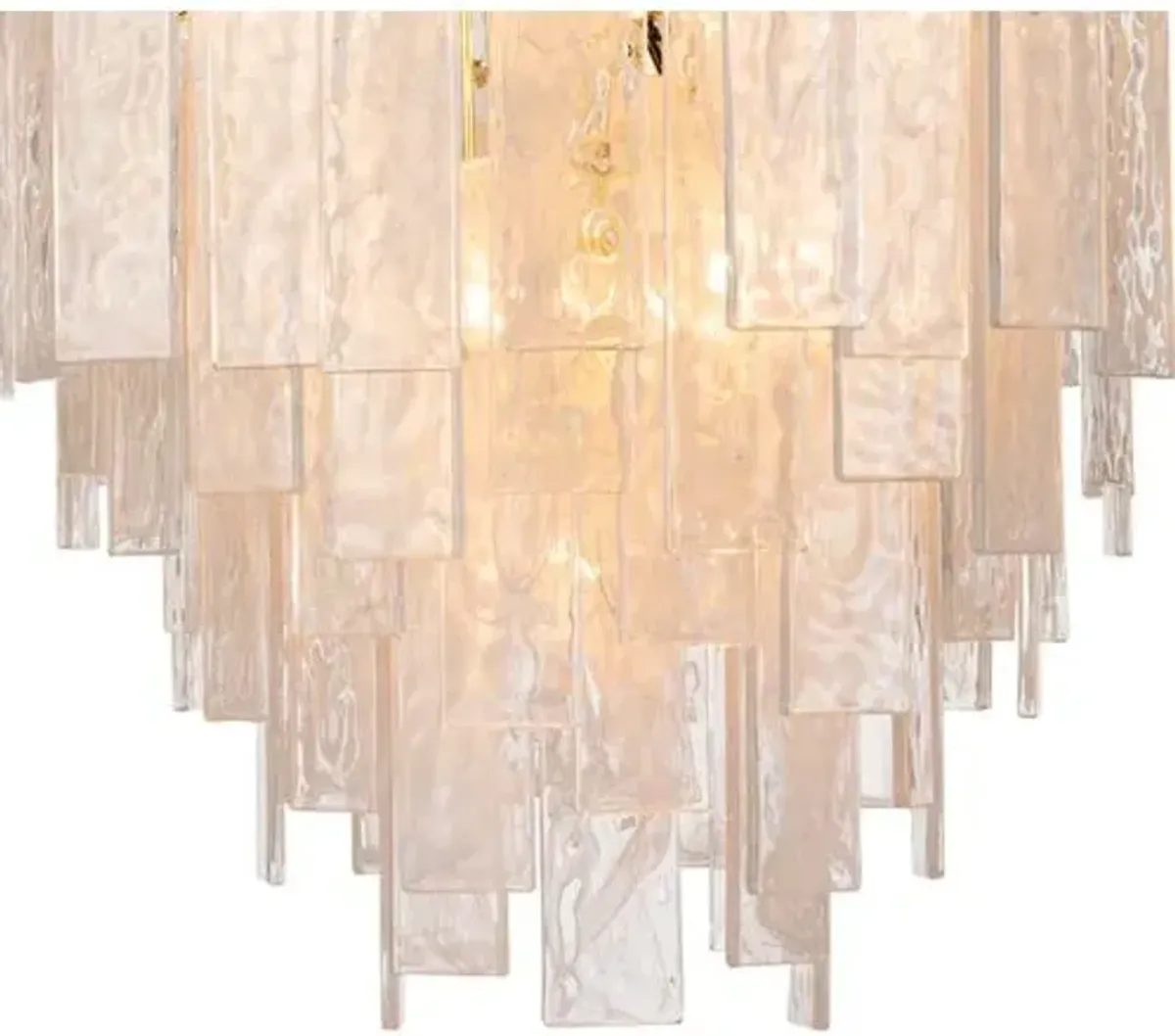 Glacier Glass Chandelier - Clear - Regina Andrew