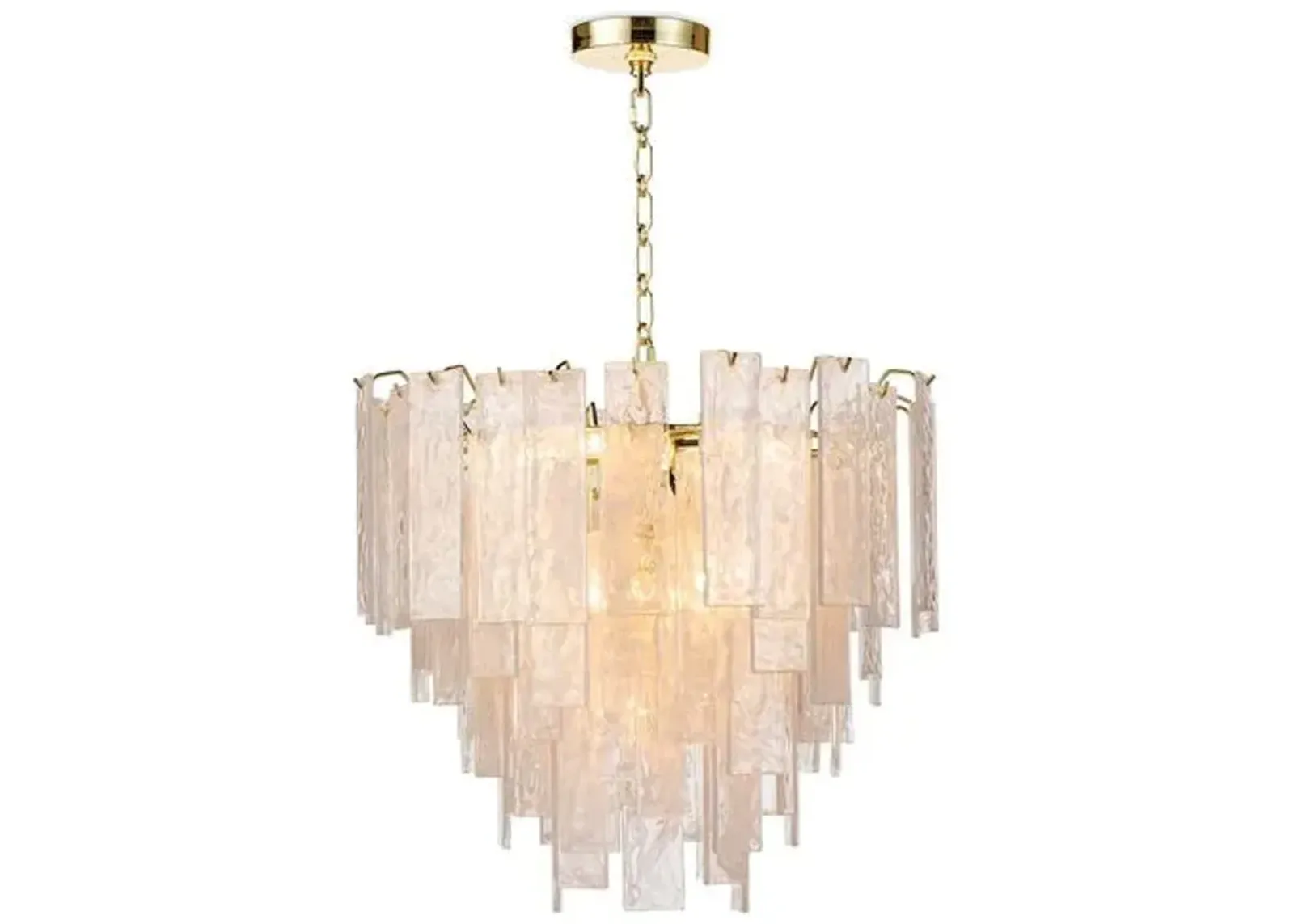 Glacier Glass Chandelier - Clear - Regina Andrew