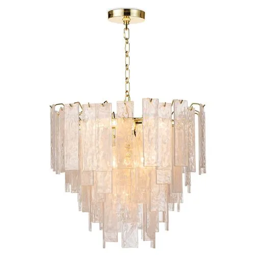 Glacier Glass Chandelier - Clear - Regina Andrew