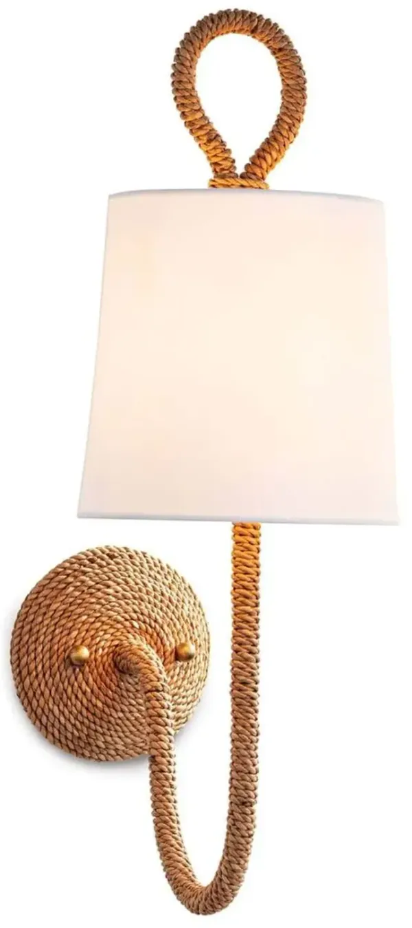 Bimini Rattan Wall Sconce - Natural - Regina Andrew - Beige