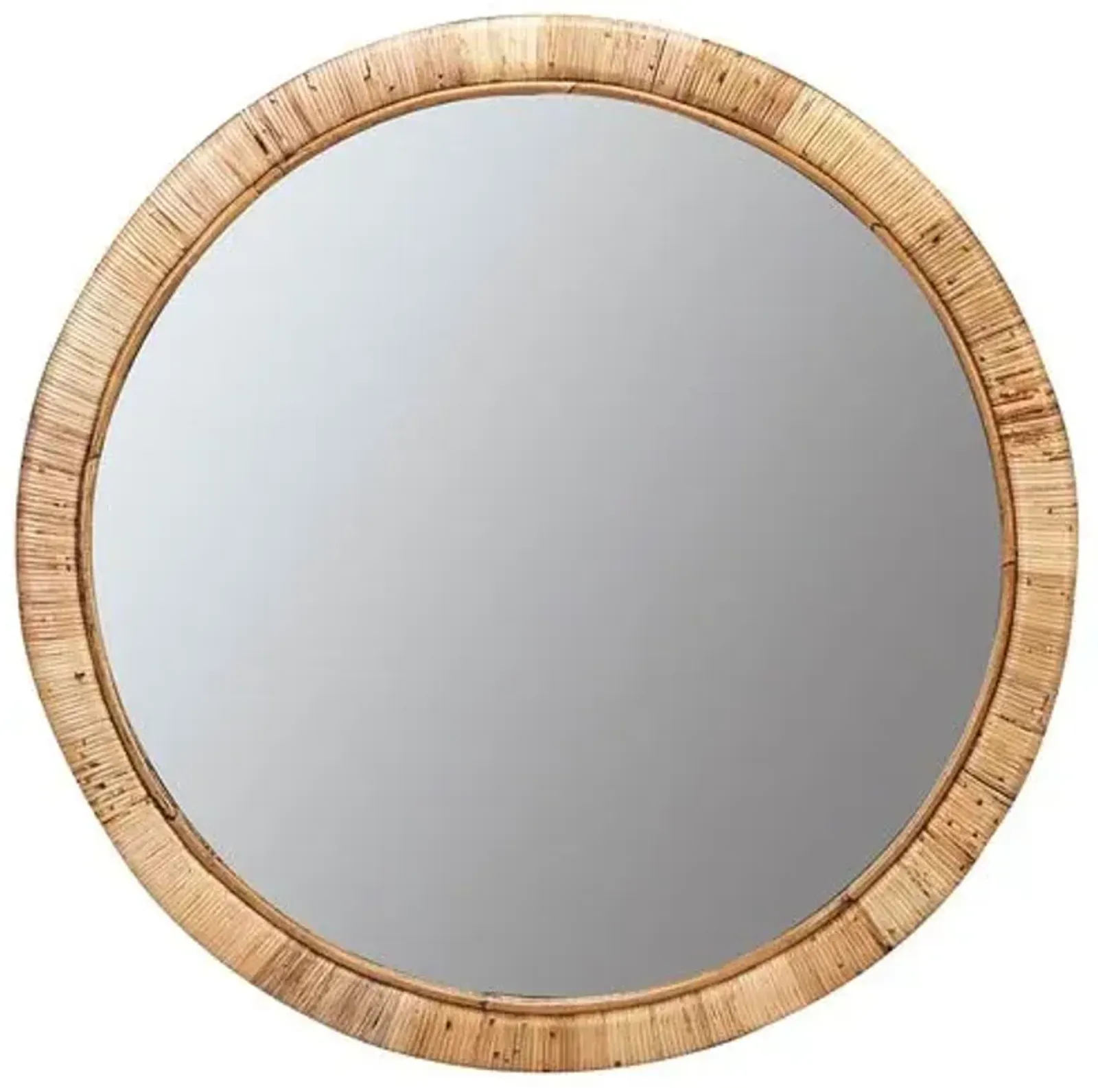 Blaise 36" Wall Mirror - Natural Rattan