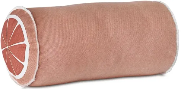 Citrus 9x18 Outdoor Bolster Pillow, Melon