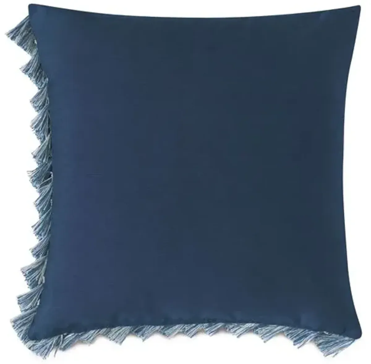 Mila 20x20 Outdoor Pillow - Indigo/Light Blue