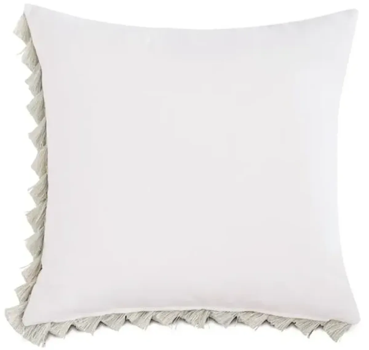 Mila 20x20 Outdoor Pillow - White/Mint