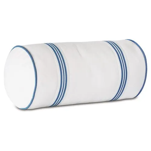 Willa 9x18 Outdoor Bolster - Blue/White