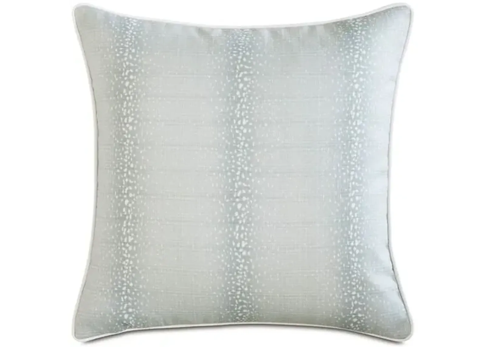 Evie 20x20 Outdoor Pillow - Light Blue/White