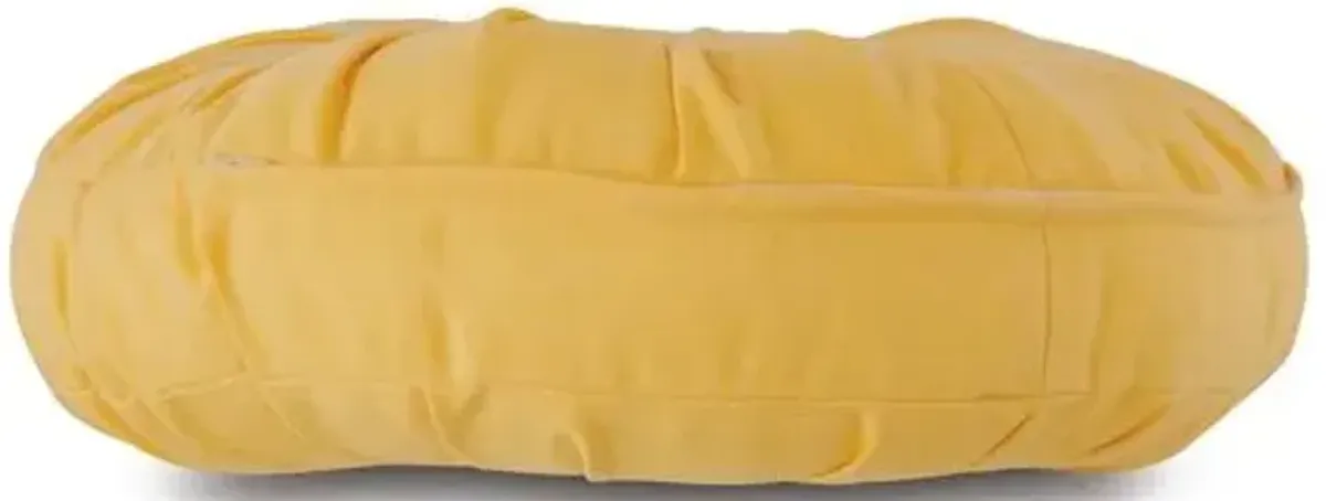 Libby Outdoor Tambourine Pillow - Yellow