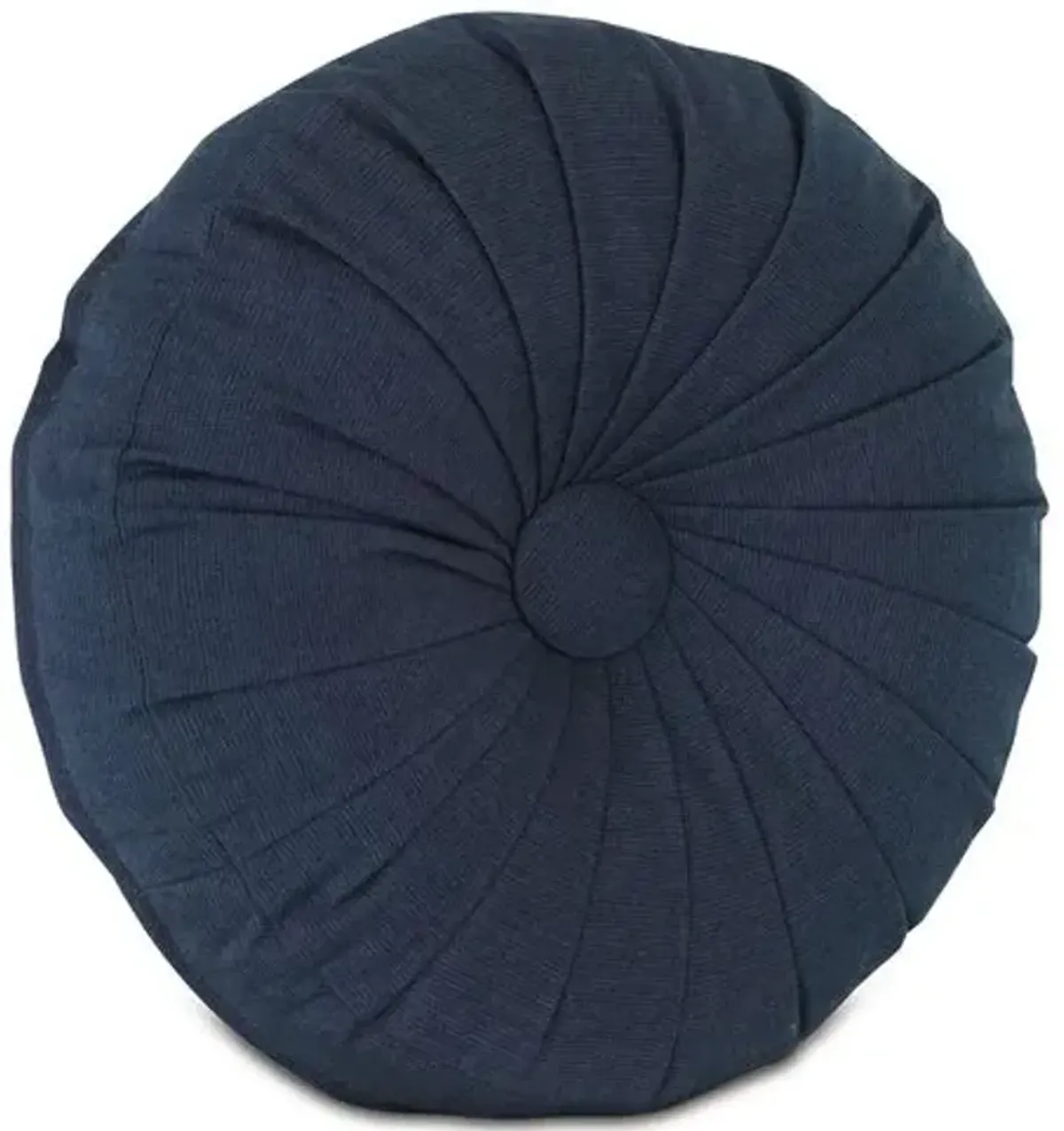 Libby Outdoor Tambourine Pillow - Indigo