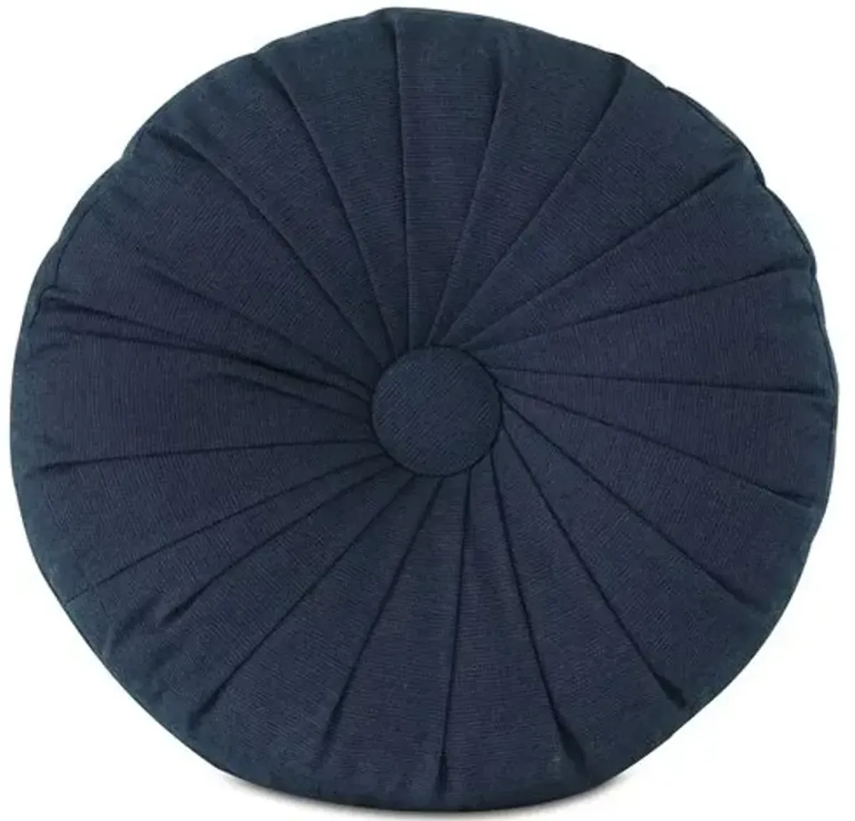 Libby Outdoor Tambourine Pillow - Indigo