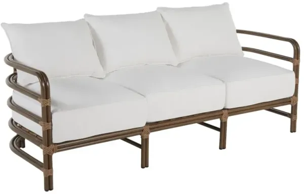 Malibu Outdoor Sofa, Burlap