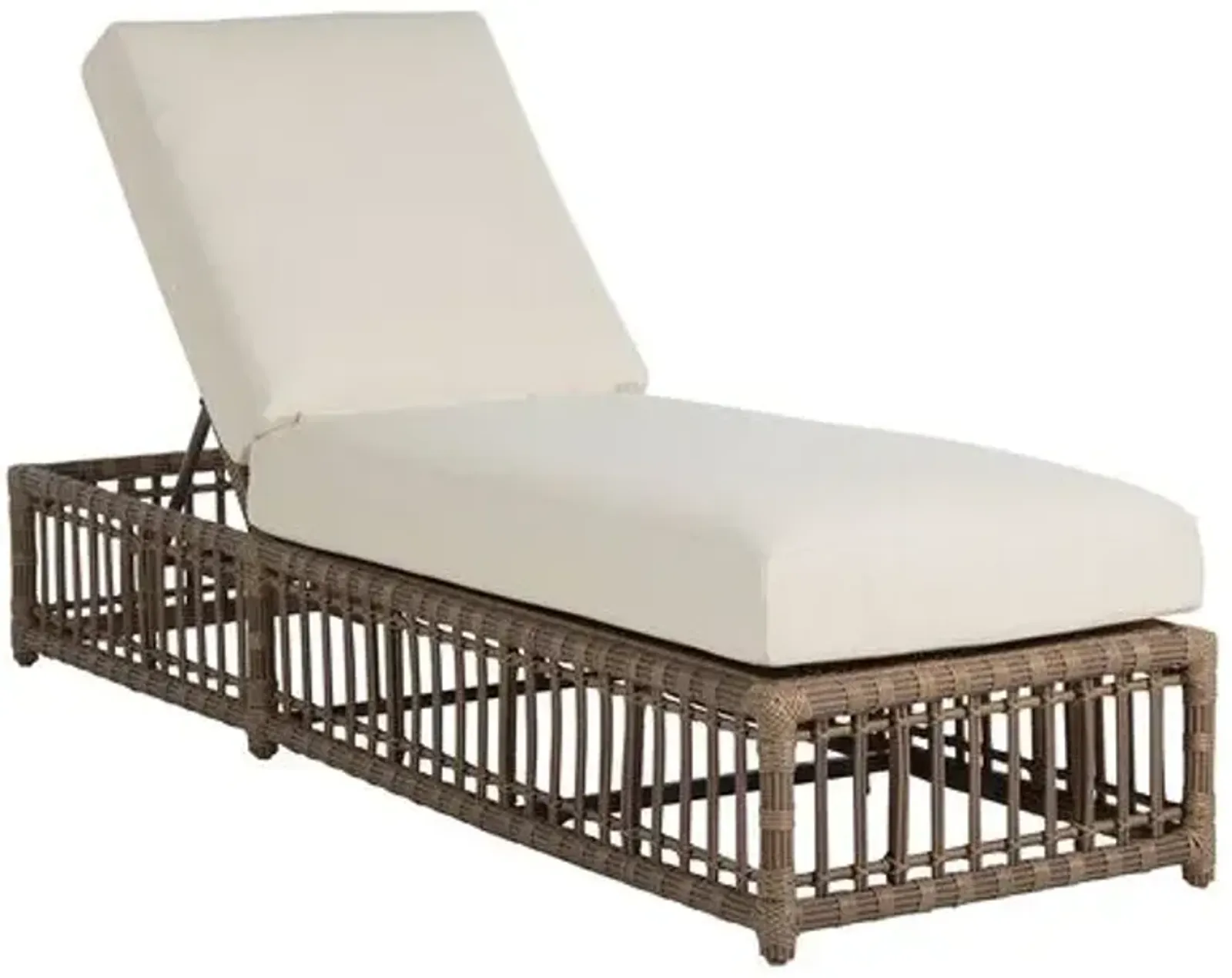 Newport Outdoor Chaise - Burlap - Summer Classics - White - Comfortable, Sturdy, Stylish