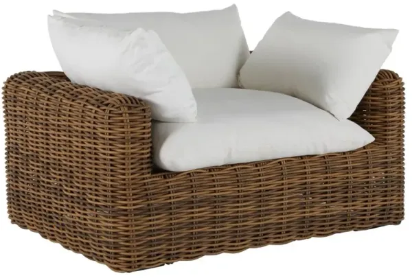 Montecito Outdoor Lounge Chair, Raffia