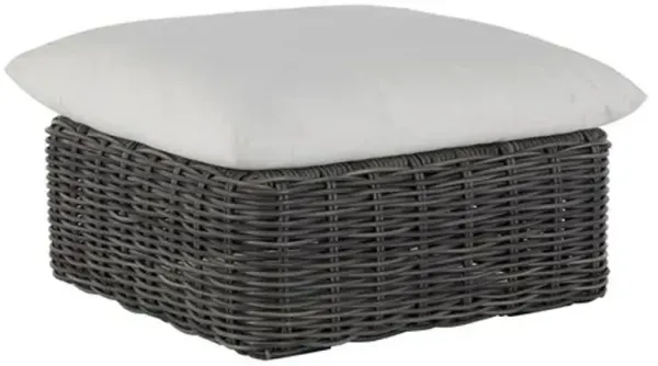 Montecito Outdoor Ottoman Set - Slate Gray - Summer Classics - White