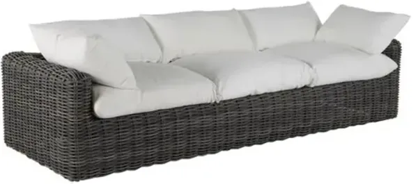 Montecito Outdoor Sofa - Slate Gray - Summer Classics