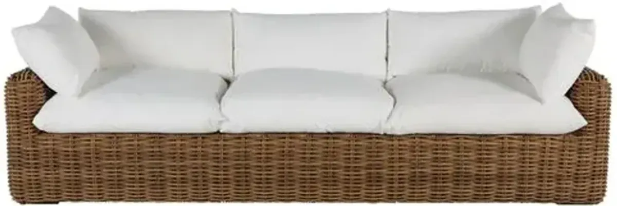 Montecito Outdoor Sofa - Raffia - Summer Classics