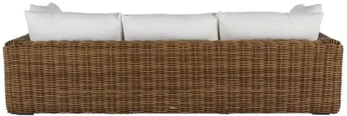 Montecito Outdoor Sofa - Raffia - Summer Classics