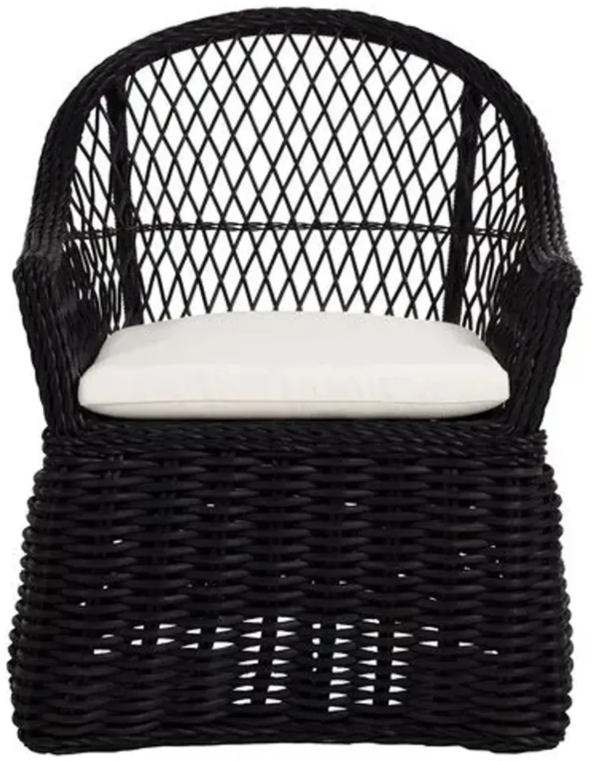 Soho Outdoor Armchair - Black - Summer Classics - White