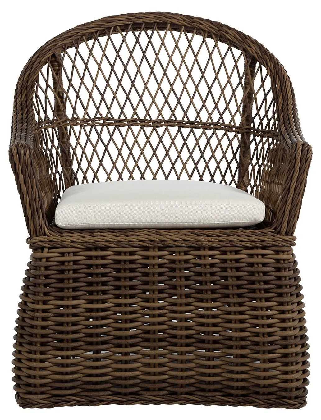 Soho Outdoor Armchair - Raffia - Summer Classics - White