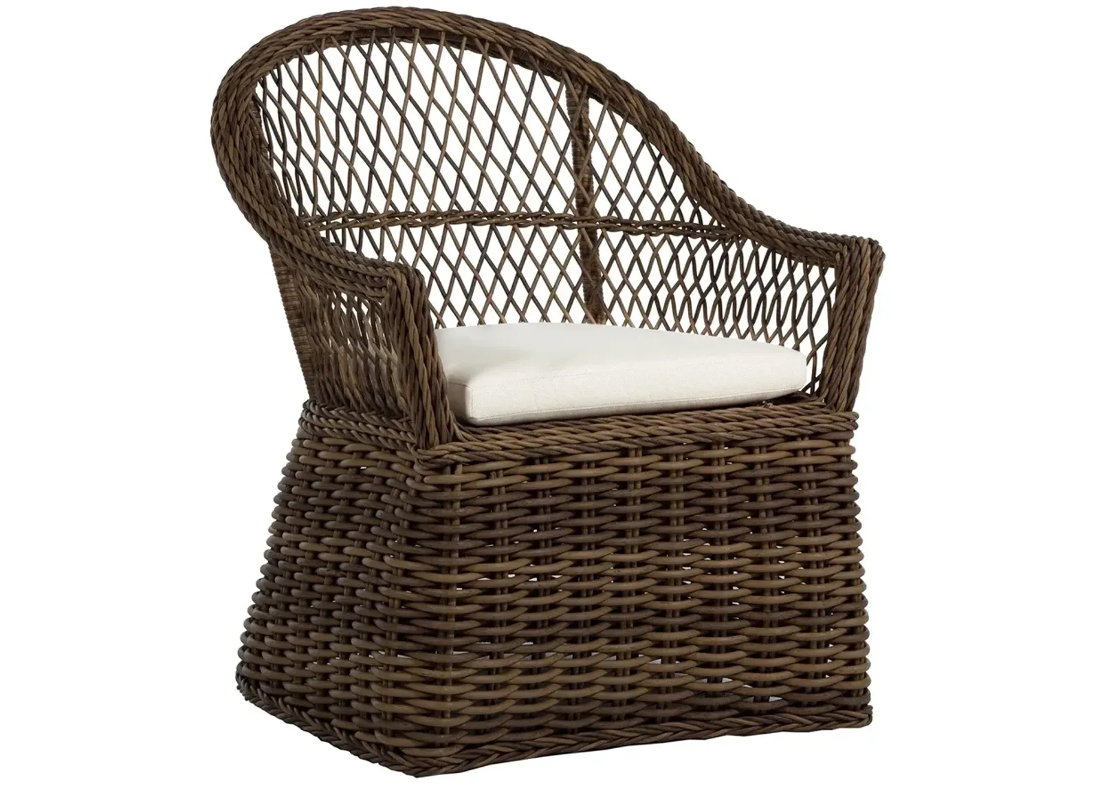 Soho Outdoor Armchair - Raffia - Summer Classics - White