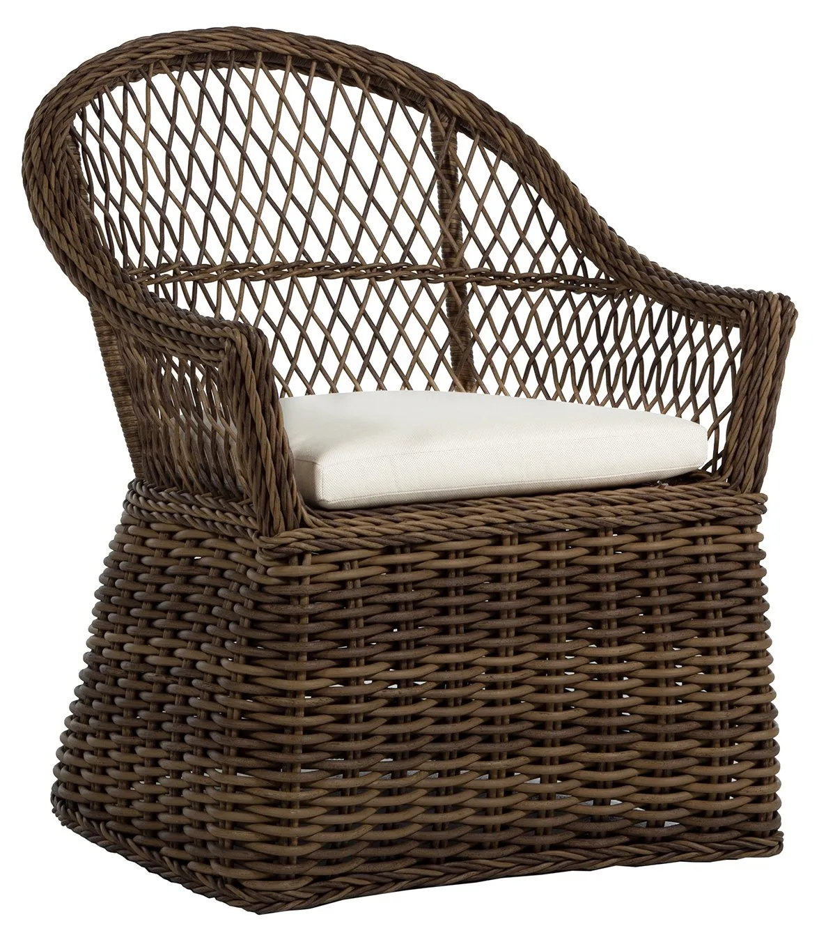 Soho Outdoor Armchair - Raffia - Summer Classics - White