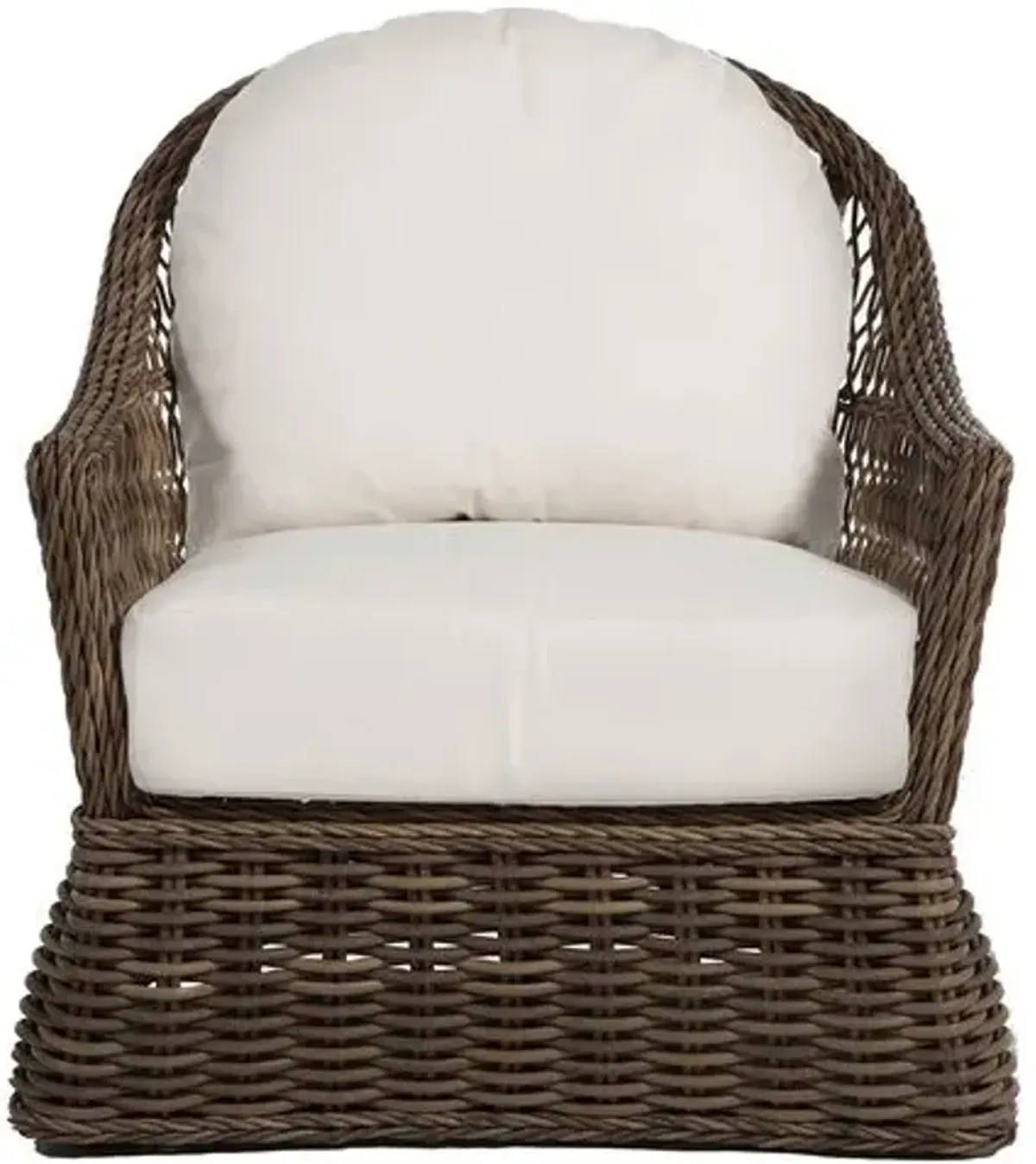 Soho Outdoor Lounge Chair - Raffia - Summer Classics - White