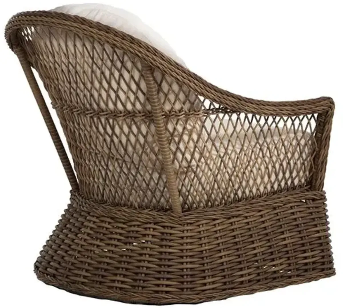 Soho Outdoor Lounge Chair - Raffia - Summer Classics - White