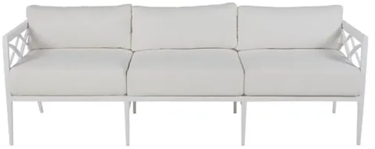 Elegante Outdoor Sofa - Chalk White - Summer Classics