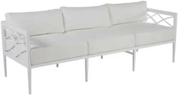 Elegante Outdoor Sofa - Chalk White - Summer Classics
