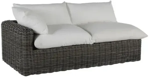 Montecito Left-Arm Outdoor Chaise - Slate Gray - Summer Classics - White - Comfortable, Sturdy, Stylish