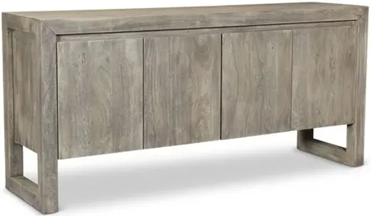 Joshua Buffet Cabinet - Silver