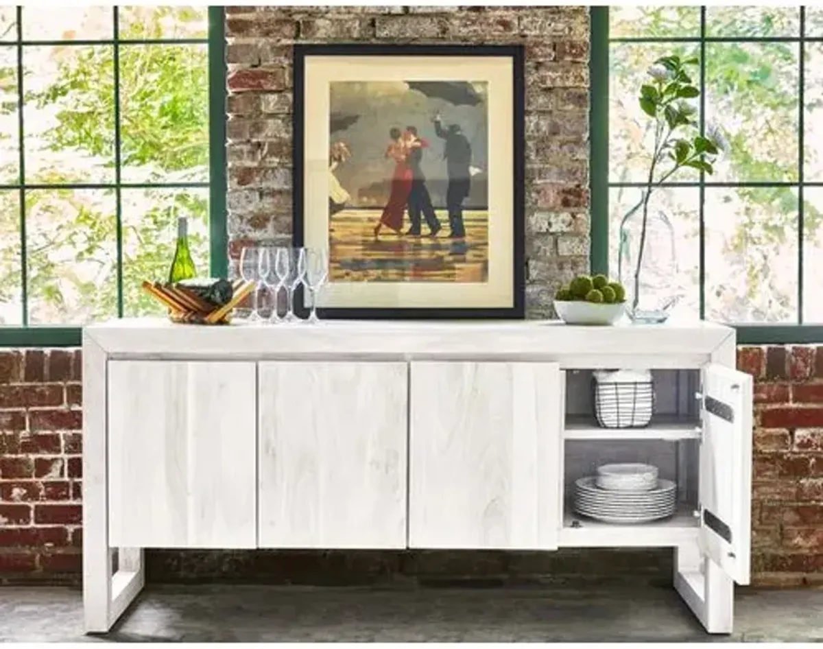 Joshua Buffet Cabinet - White