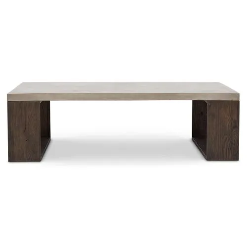 Jaxon Coffee Table - Gray/Brown