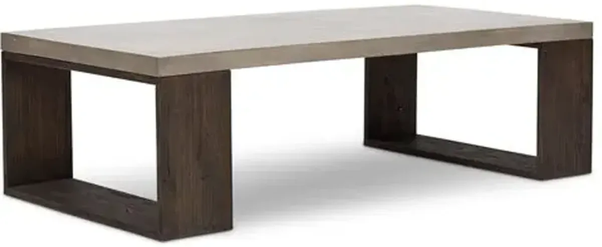 Jaxon Coffee Table - Gray/Brown