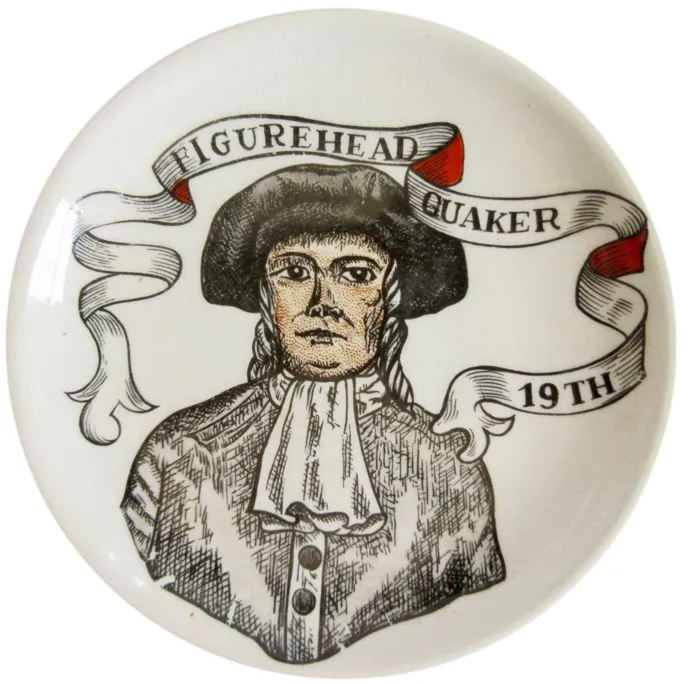 Mid-Century Fornasetti-Style Coasters - The Emporium Ltd. - White