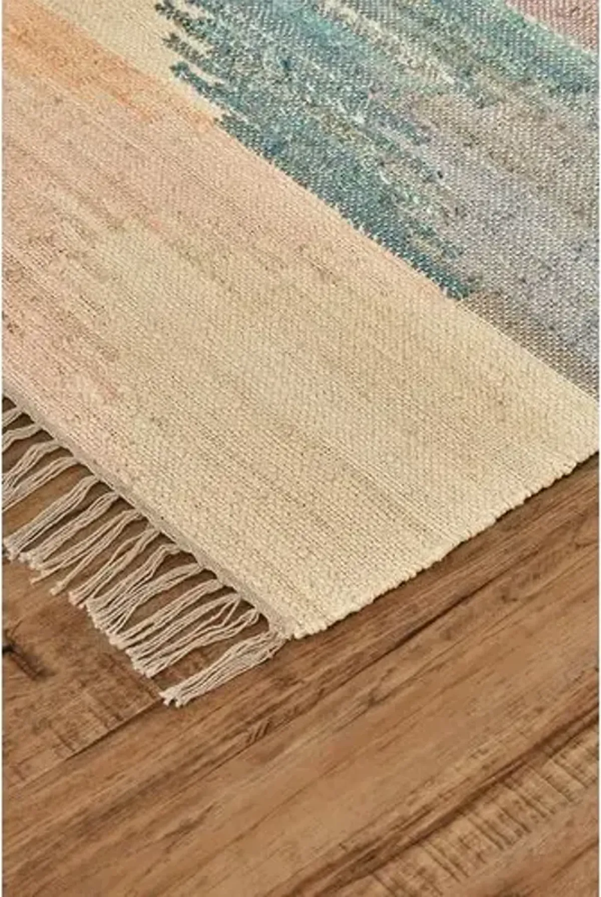 Leilah Kids' Handwoven Rug - Natural - Beige - Beige