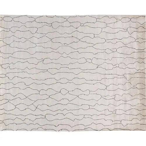 Frej Hand-Loomed Rug - Ivory - Ivory