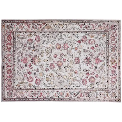 Brooke Rug - Pink/Ivory - Pink