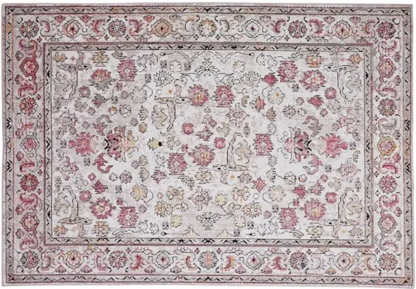 Brooke Rug - Pink/Ivory - Pink
