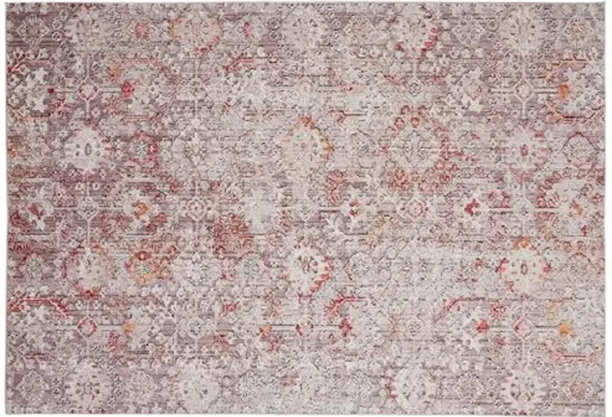 Nina Rug - Pink/Gray - Pink