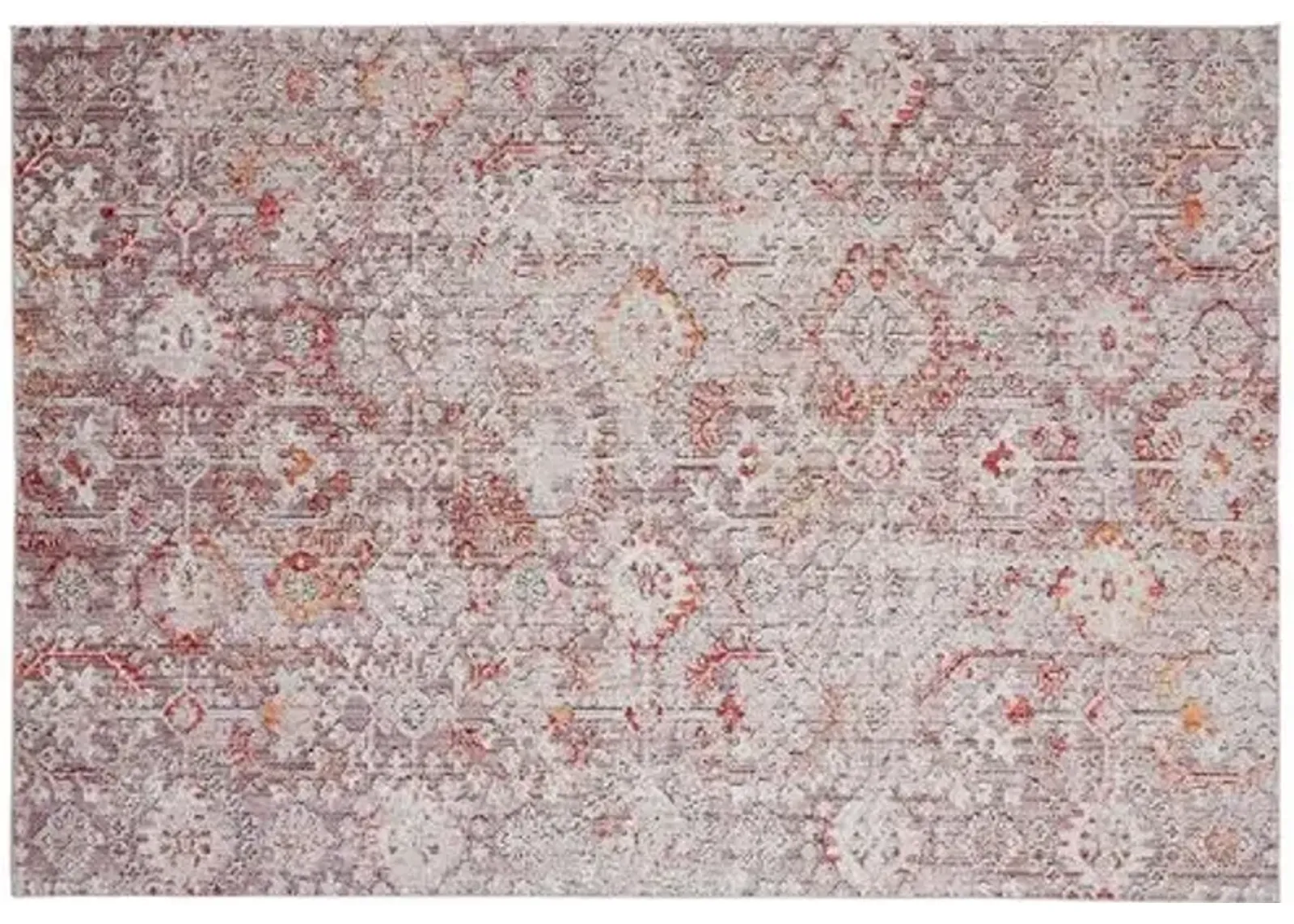 Nina Rug - Pink/Gray - Pink