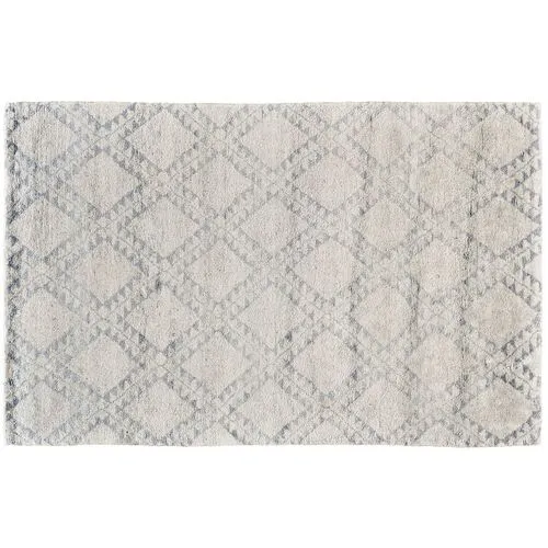 Stella Hand-Knotted Rug - Ice - Ivory - Ivory