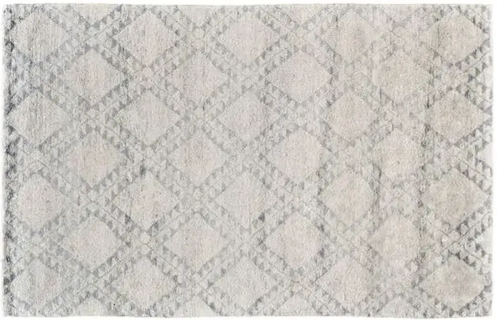 Stella Hand-Knotted Rug - Ice - Ivory - Ivory