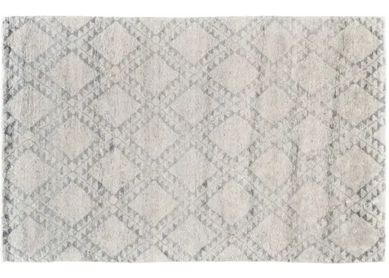 Stella Hand-Knotted Rug - Ice - Ivory - Ivory