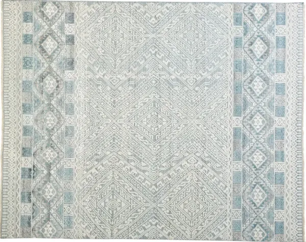 Anders Rug, Gray/Blue
