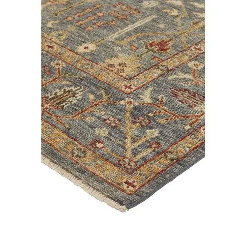 Selman Rug - Blue/Rust - Blue