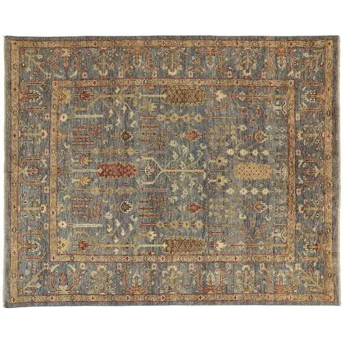 Selman Rug - Blue/Rust - Blue